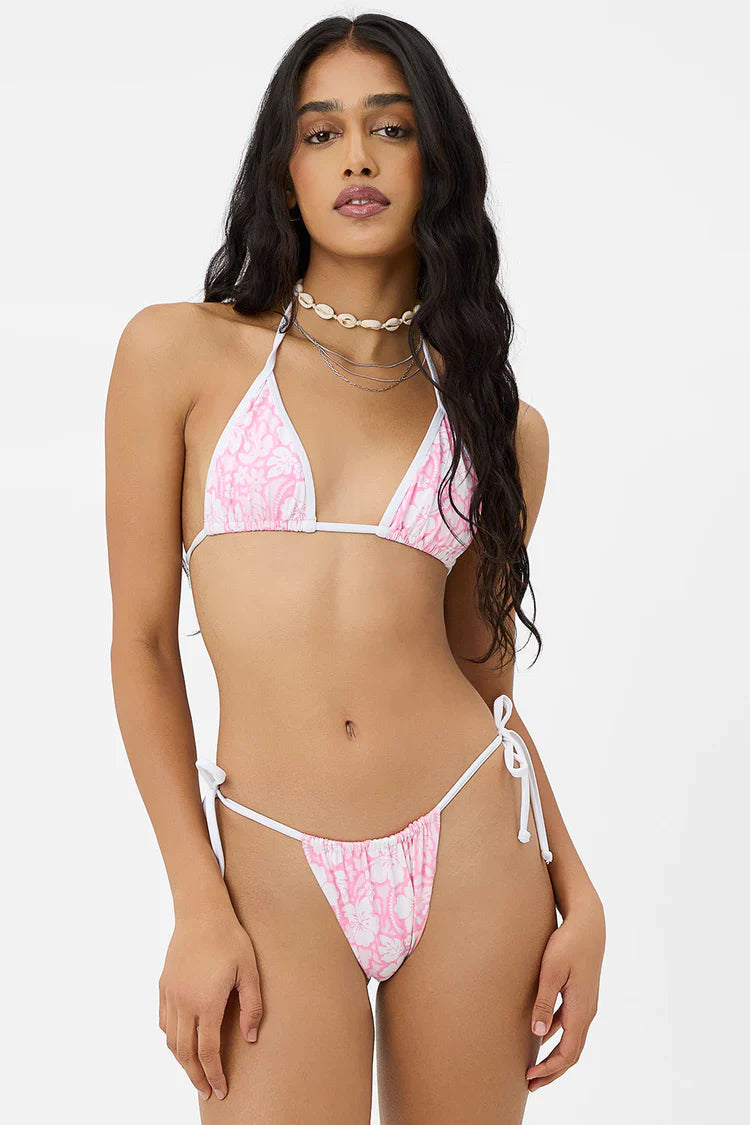 Tia Floral String Bikini Bottom The Bikini Shoppe