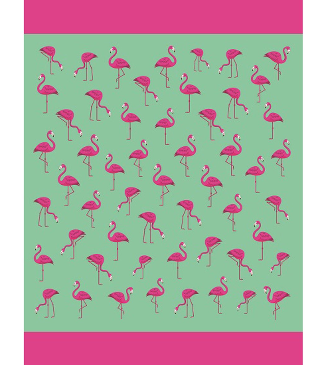 Towel for Two Flamingo Beach Blanket The Bikini Shoppe
