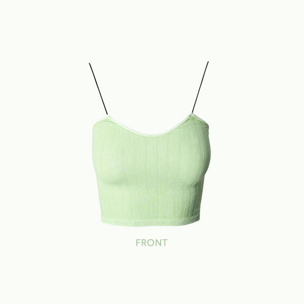 Vintage Ribbed Crop Top The Bikini Shoppe