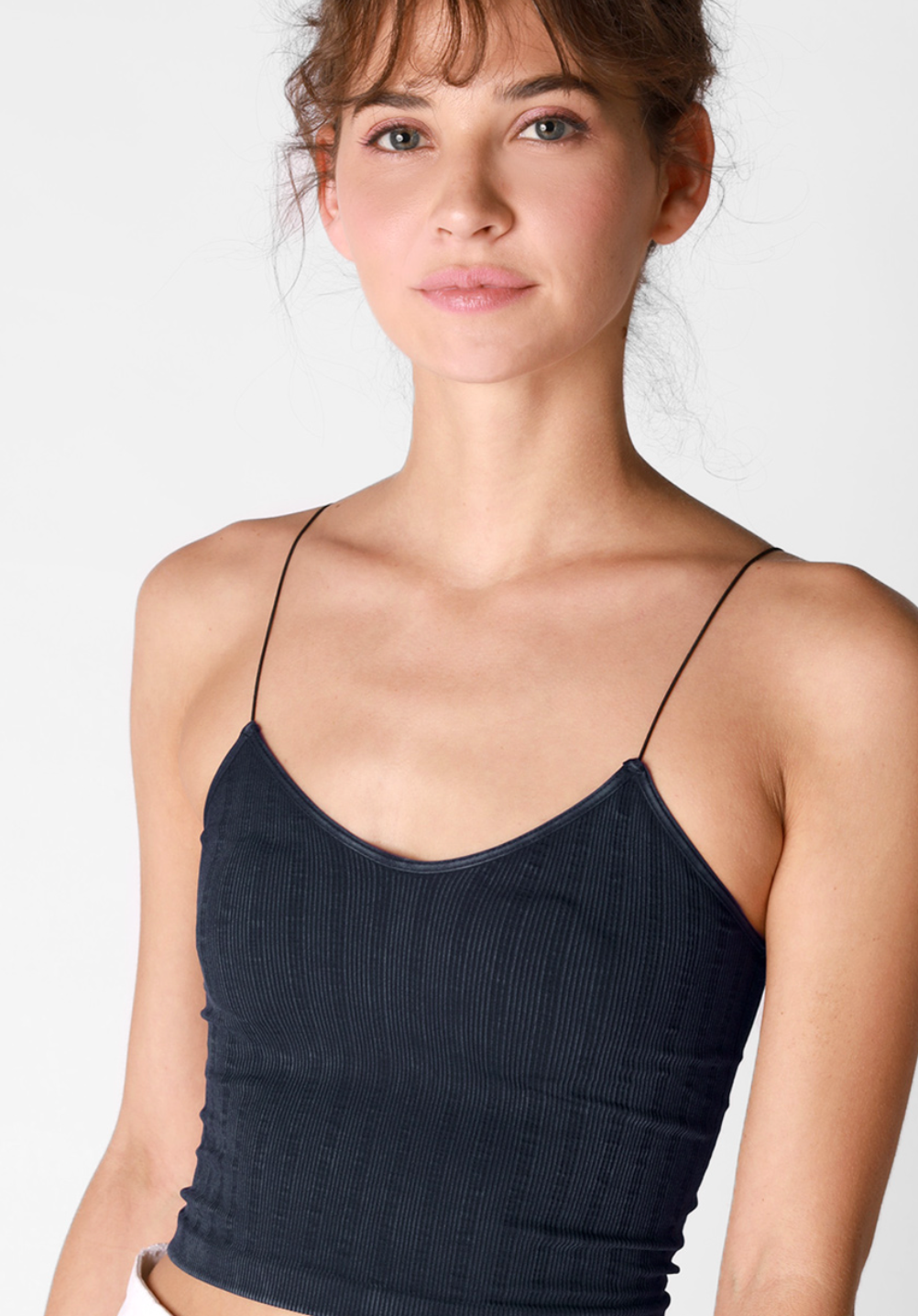 Vintage Ribbed Crop Top The Bikini Shoppe