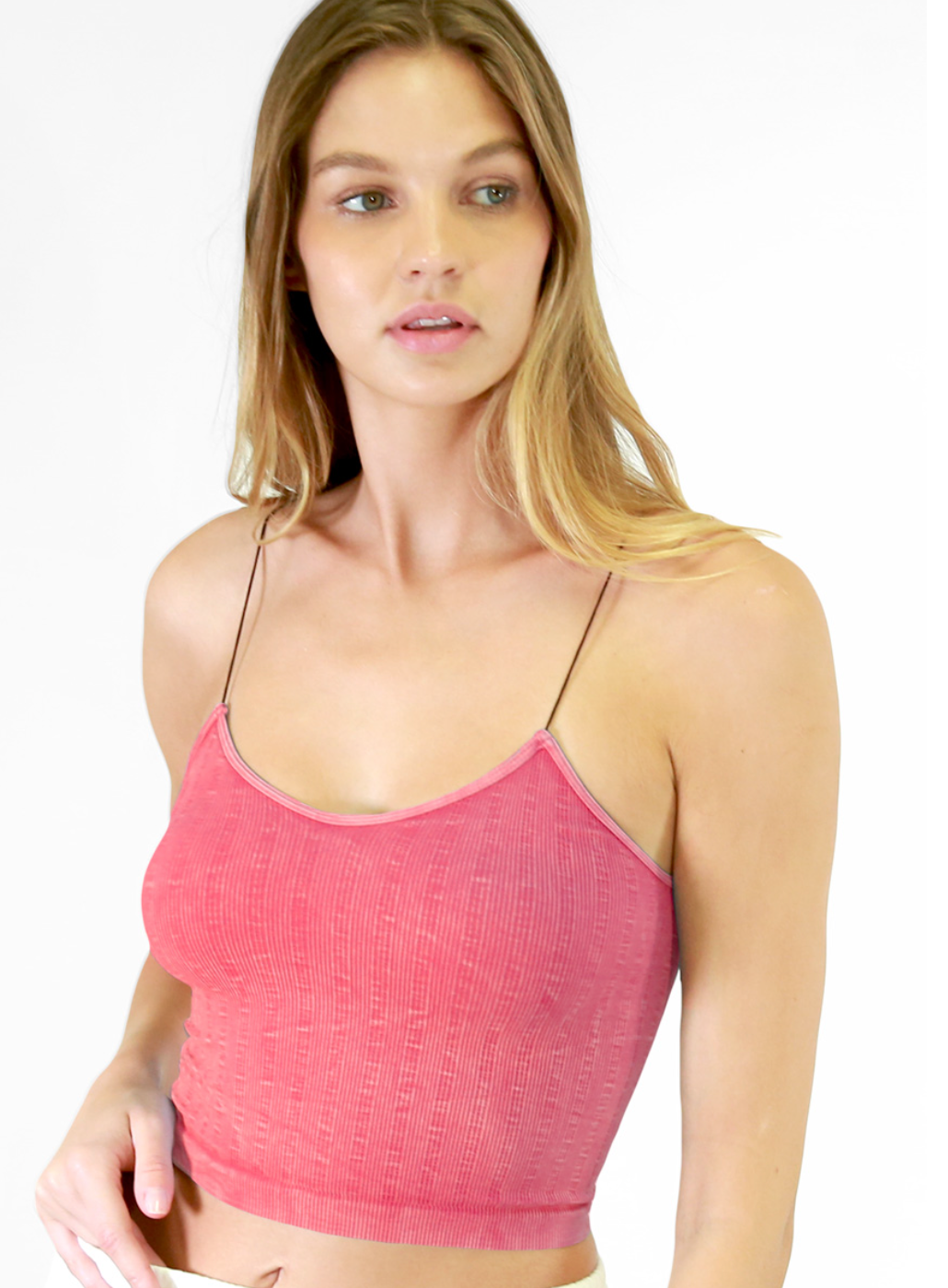 Vintage Ribbed Crop Top The Bikini Shoppe