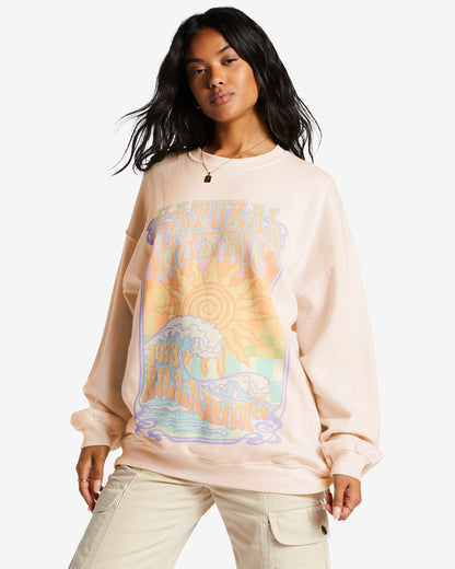 Ride In Oversized Crewneck Sweatshirt