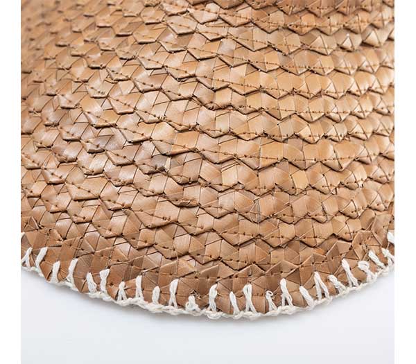 Playa Crochet Straw Visor