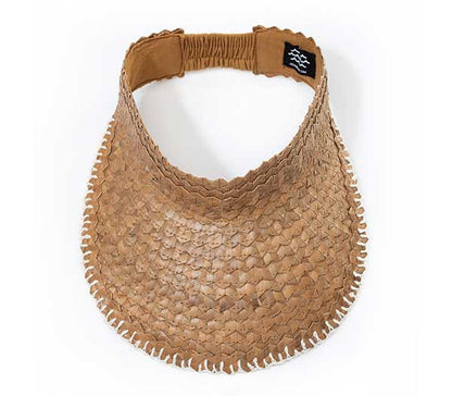 Playa Crochet Straw Visor