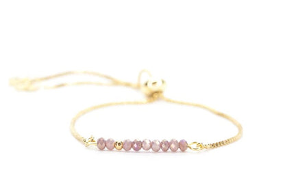 Sprinkle of Love Pink Bolo Bracelet The Bikini Shoppe