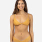 Premium Surf Banded Fixed Triangle Bikini Top