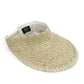 Playa Crochet Straw Visor