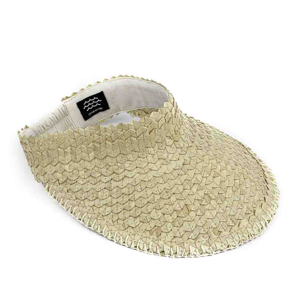 Playa Crochet Straw Visor