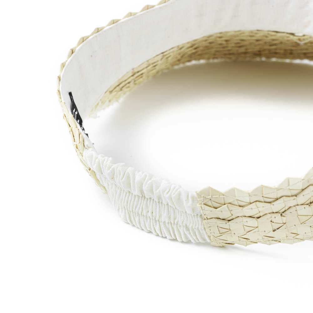 Playa Crochet Straw Visor