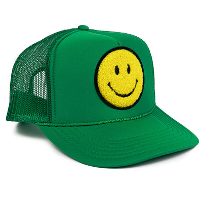 Local Beach Smiley Patch Trucker Hat