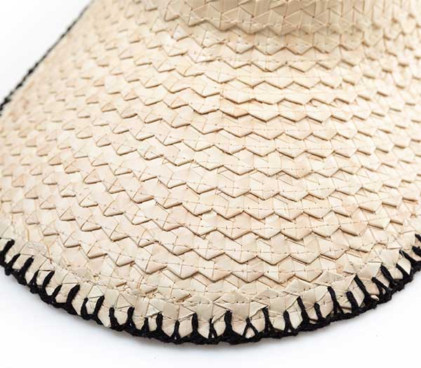 Playa Crochet Straw Visor
