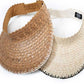 Playa Crochet Straw Visor