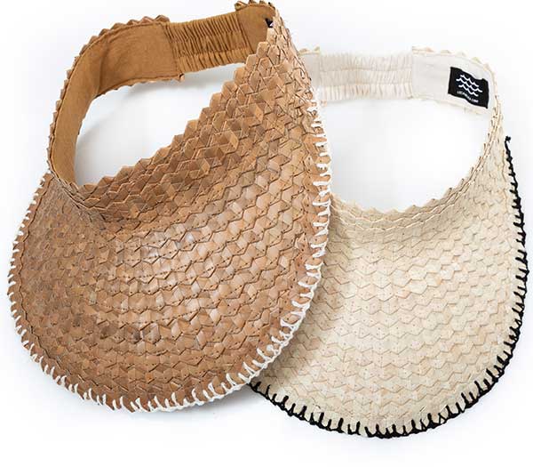 Playa Crochet Straw Visor
