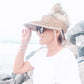 Playa Crochet Straw Visor
